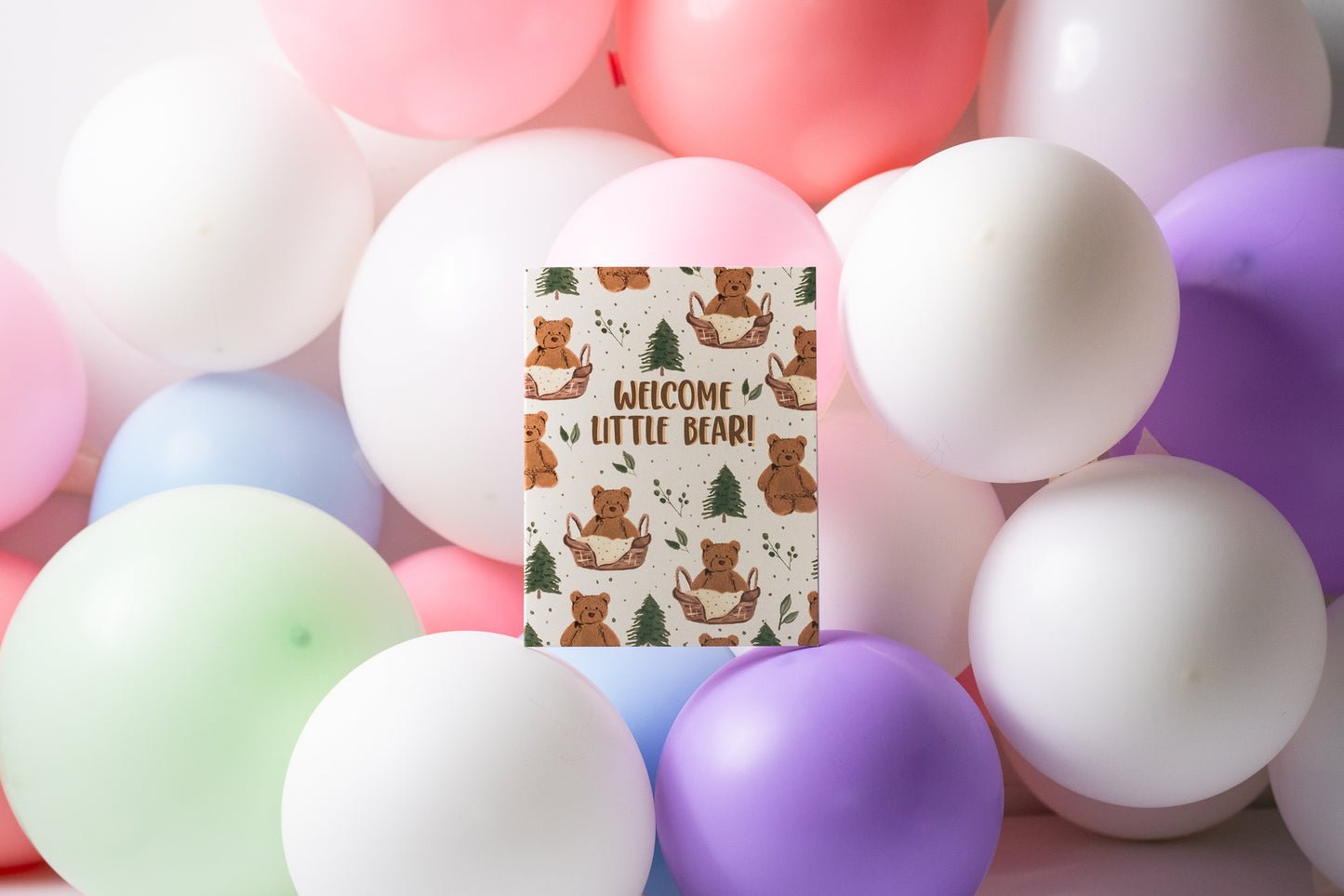 Welcome Little Bear! - Greeting Card