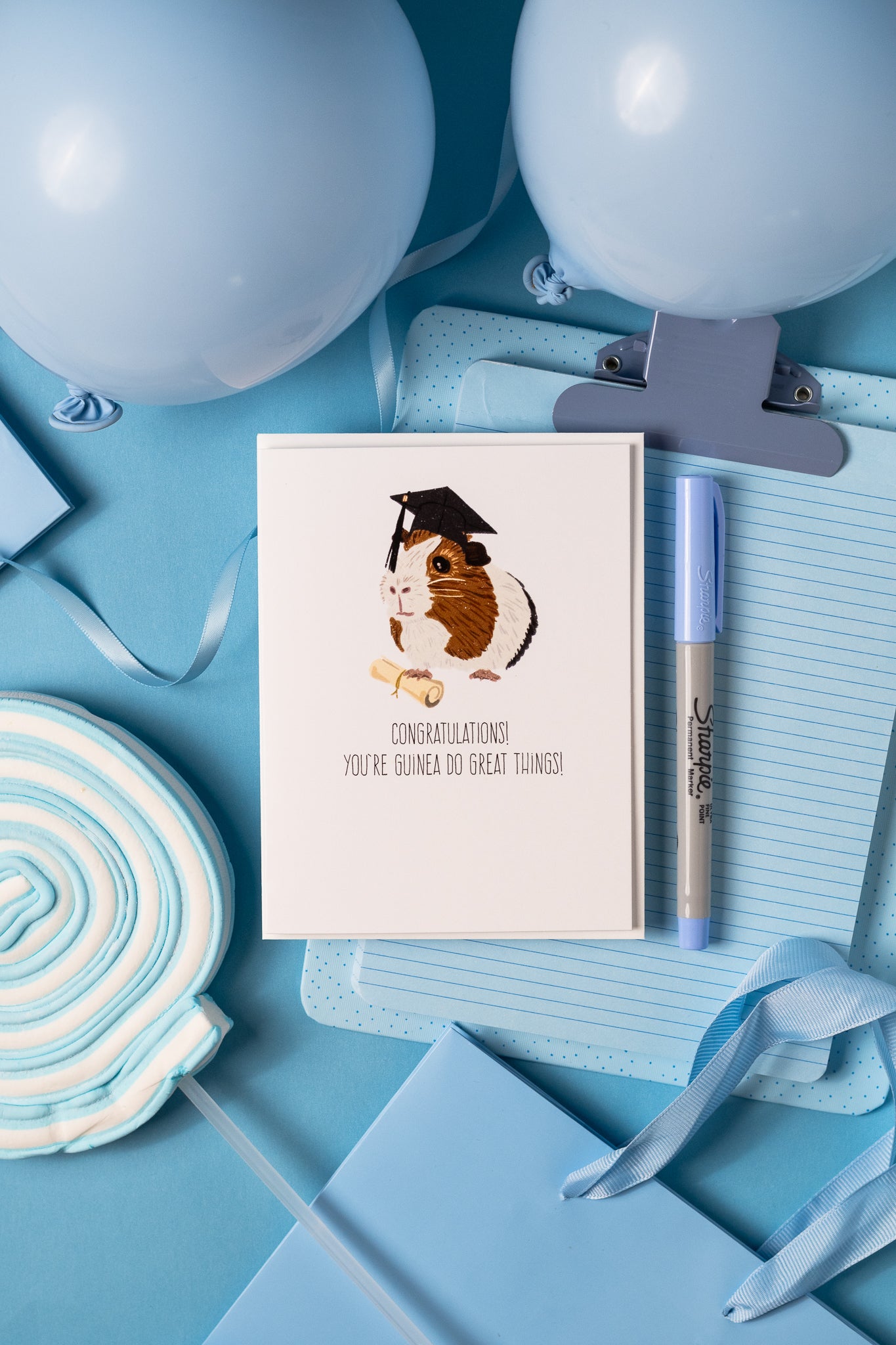 Congratulations! You're Guinea Do Great Things! - Greeting Card