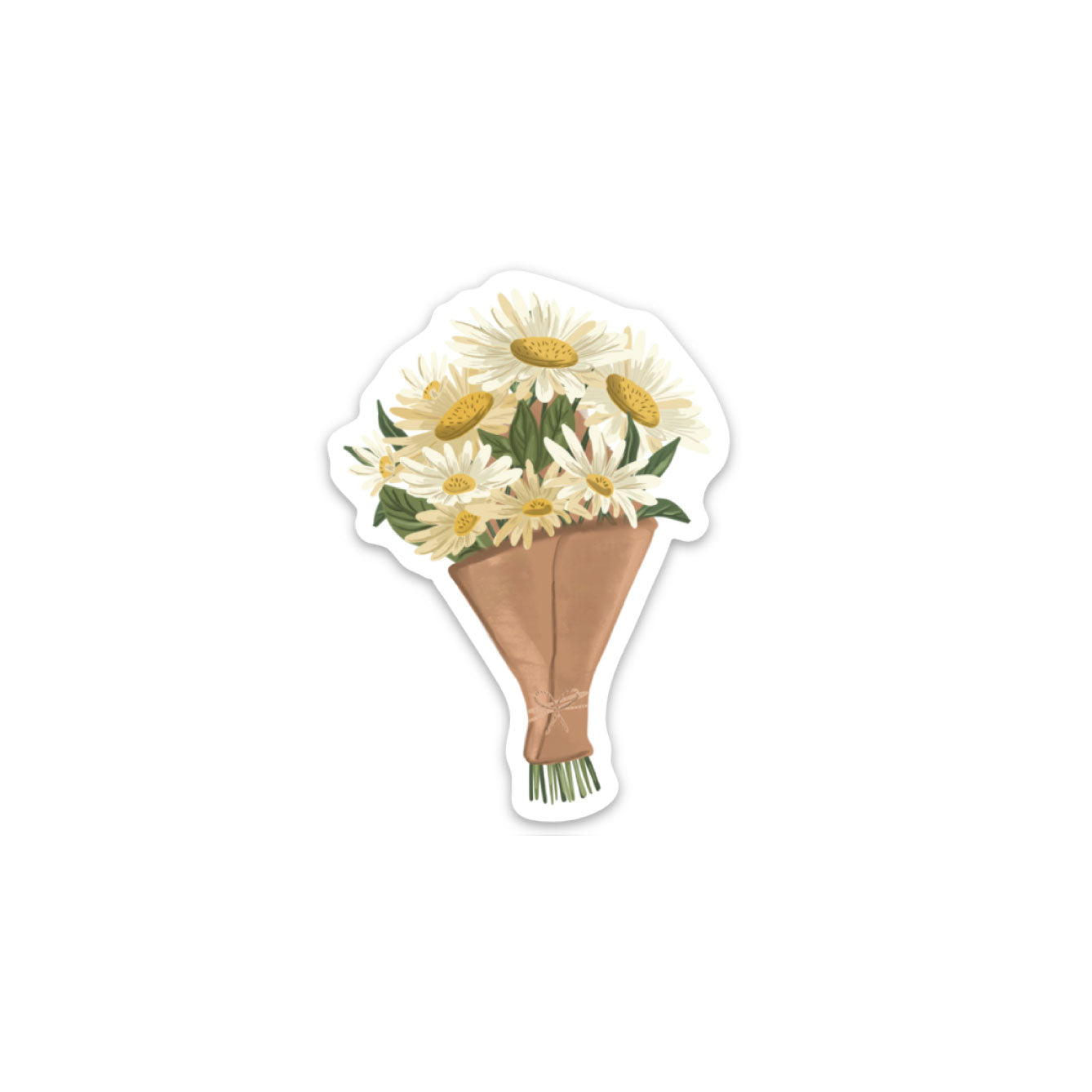 Bouquet Of Daisies Matte Sticker