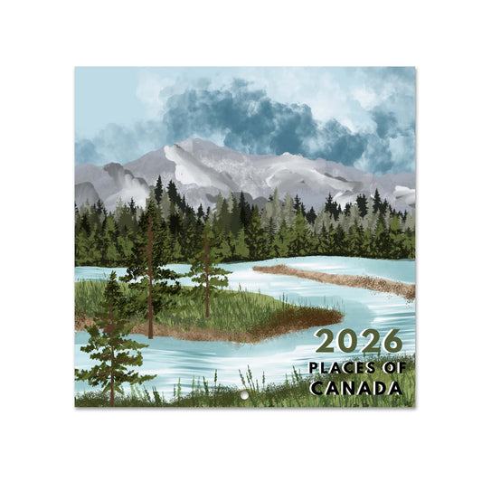 Places Of Canada 2026 Wall Calendar