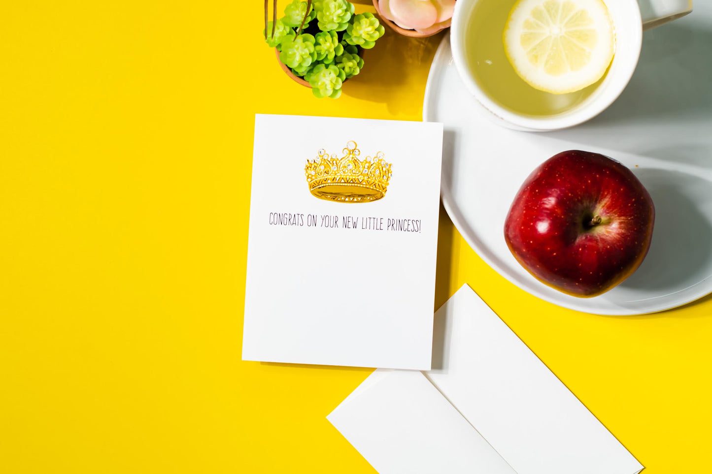 Congrats To Your New Little Princess! - Greeting Card