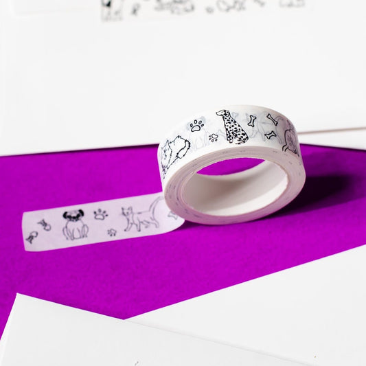 Cat & Dog Washi Tape