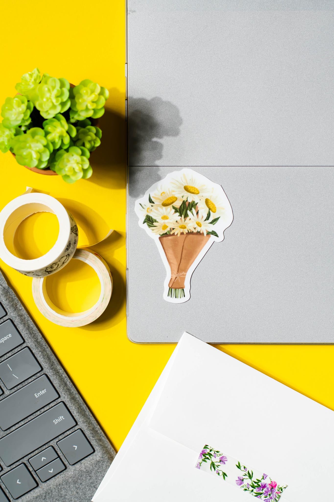 Bouquet Of Daisies Matte Sticker