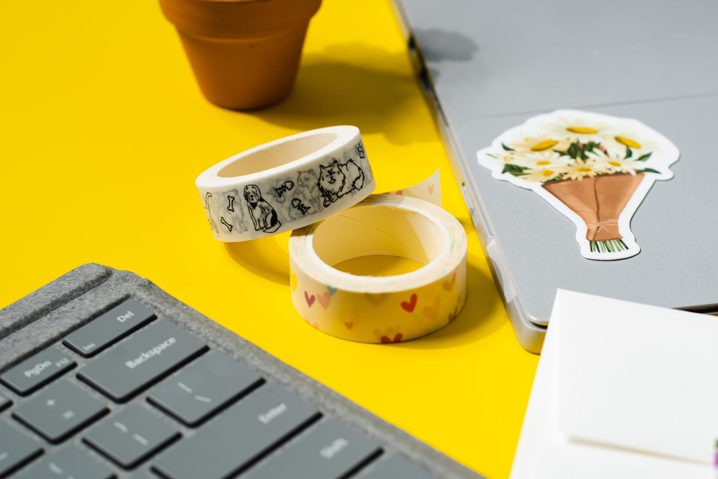 Bouquet Of Daisies Matte Sticker