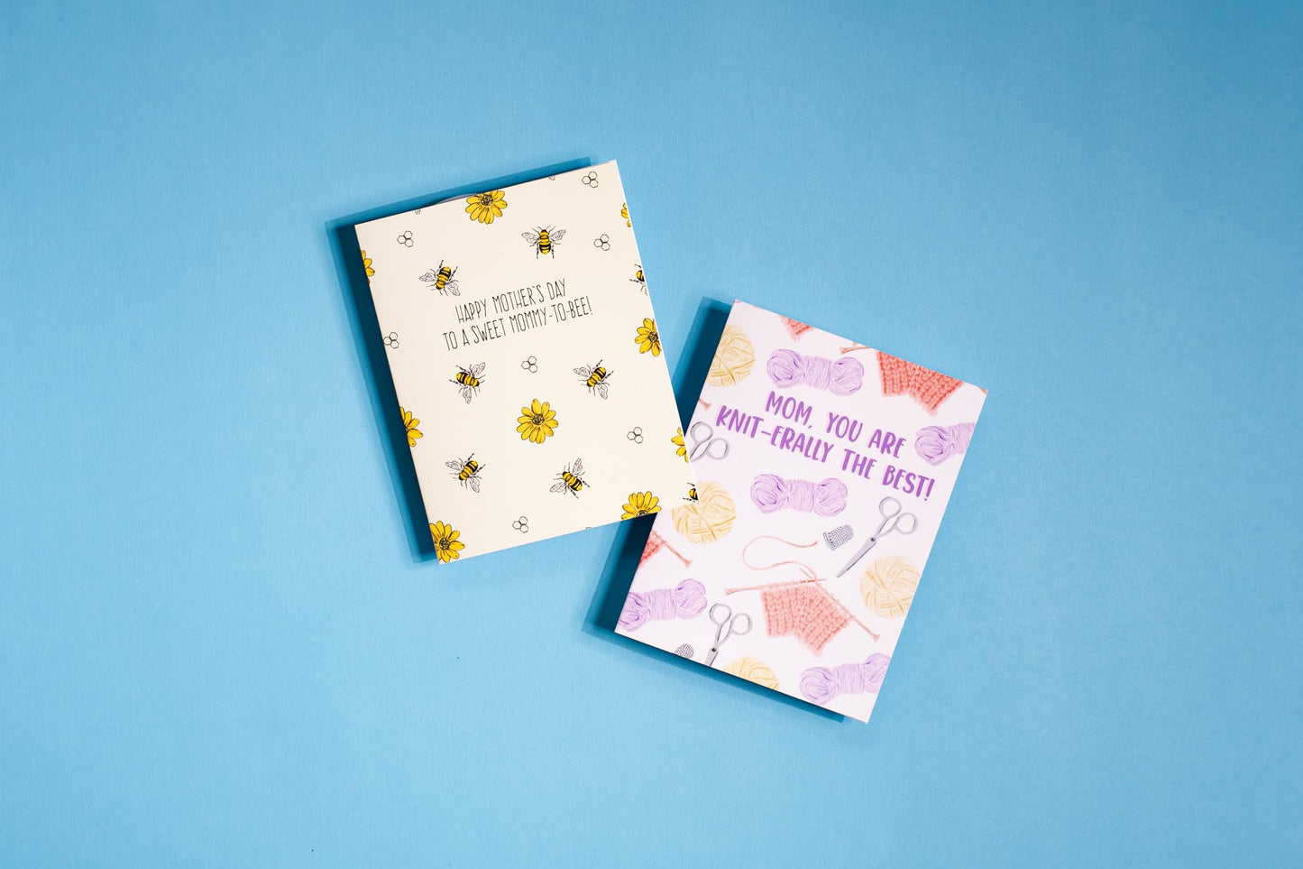 Mom, You Are Knit-Erally The Best! - Greeting Card