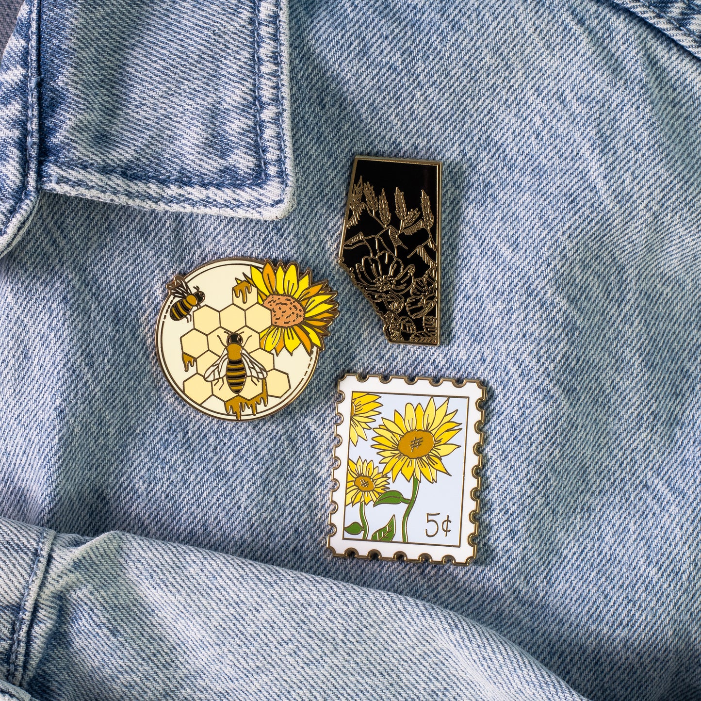 Alberta Enamel Pin