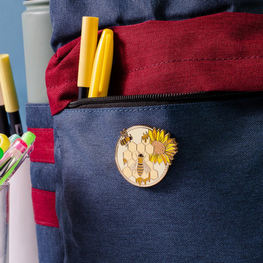 Honeybee Enamel Pin