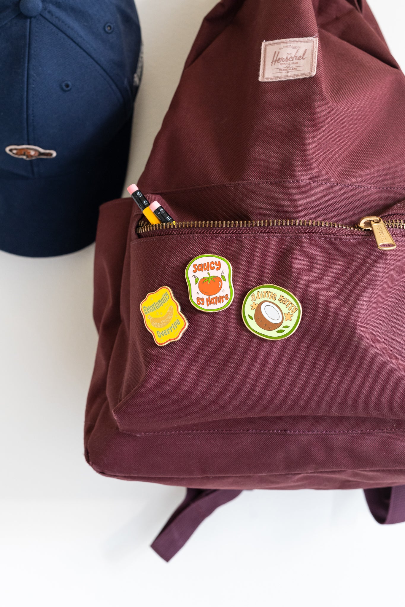 Saucy By Nature Enamel Pin