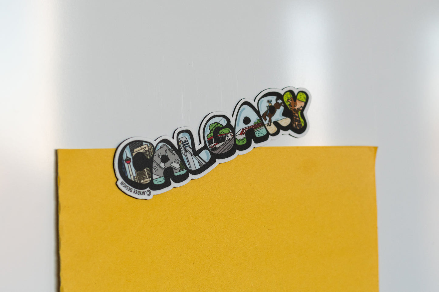 Calgary Icons Vinyl Magnet