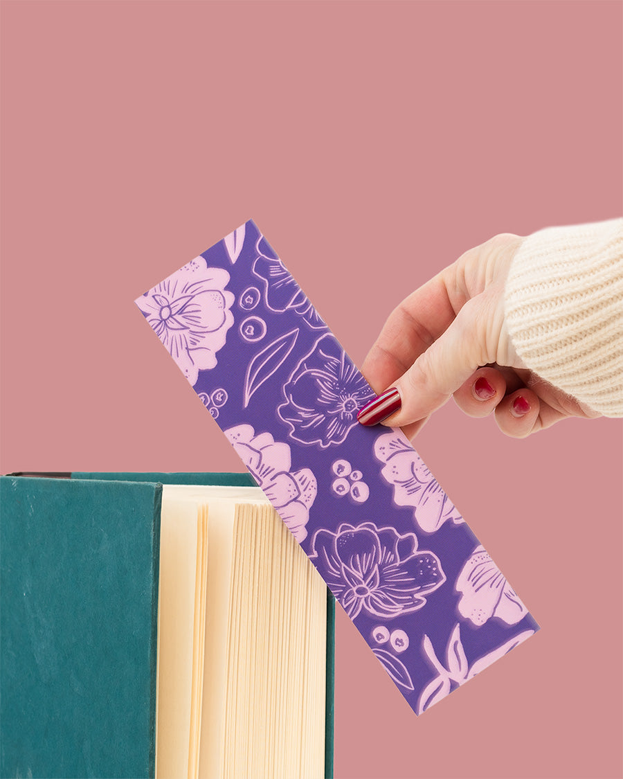 Purple Fields Bookmark