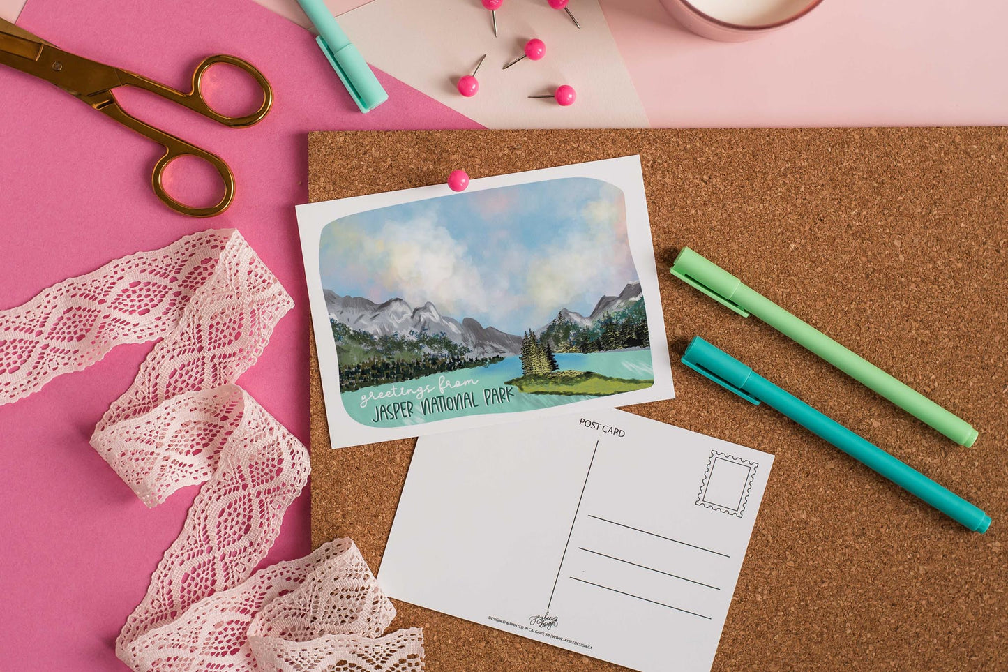 Jasper National Park Postcard