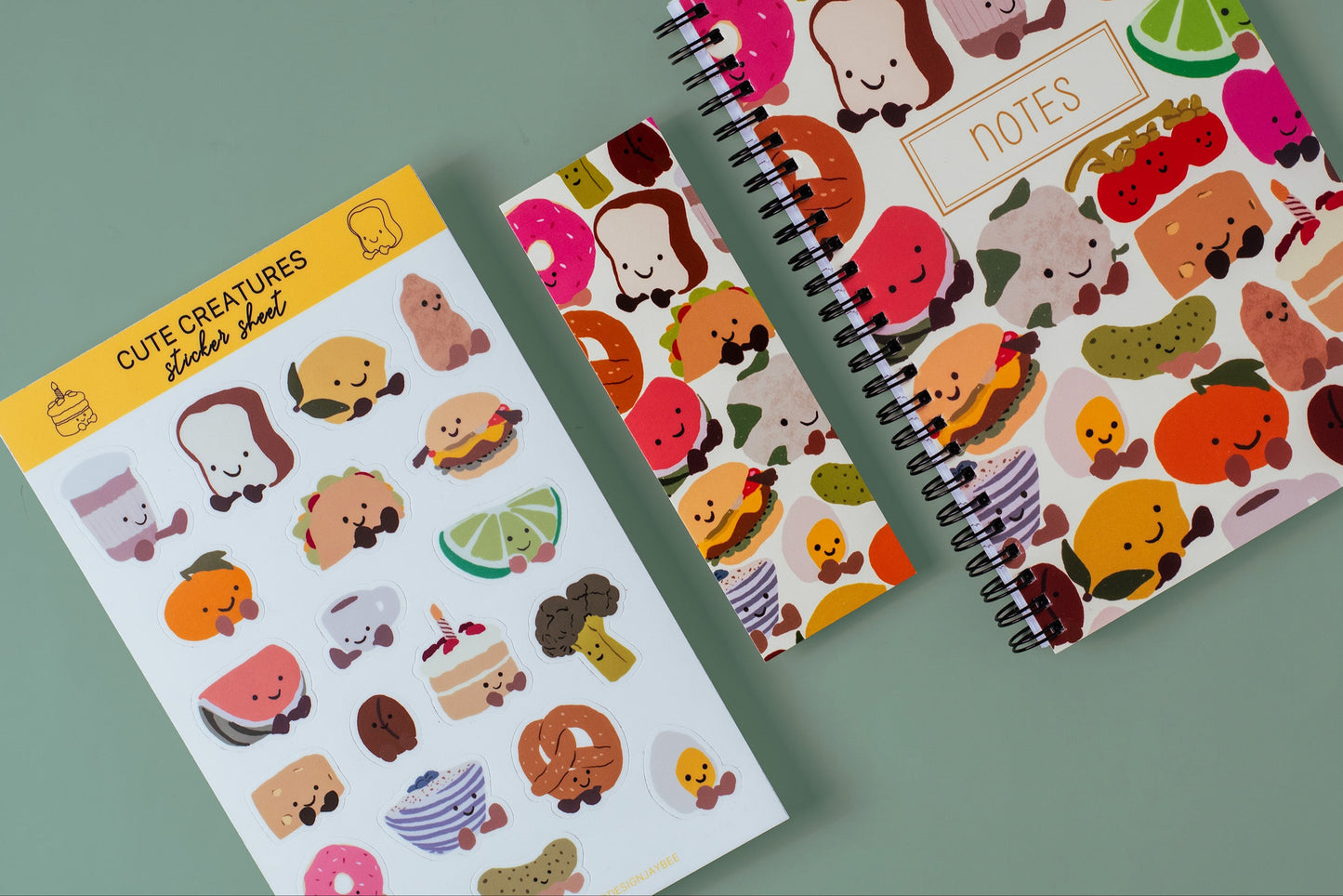 Cute Creatures Sticker Sheet