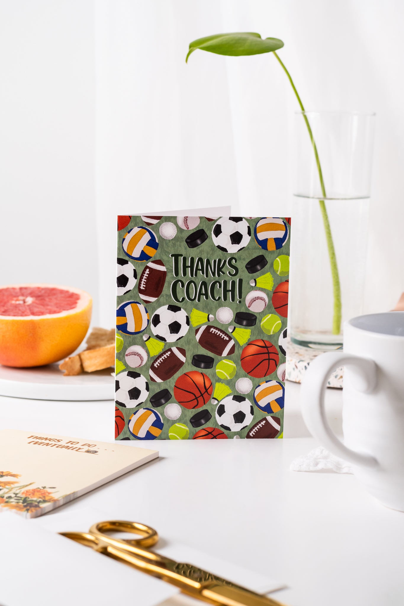 Thanks Coach!- Greeting Card