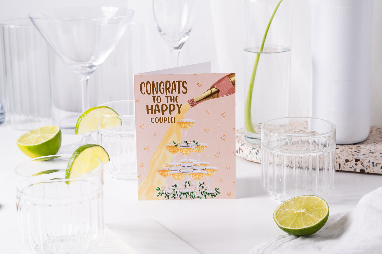 Congrats To The Happy Couple! - Greeting Card