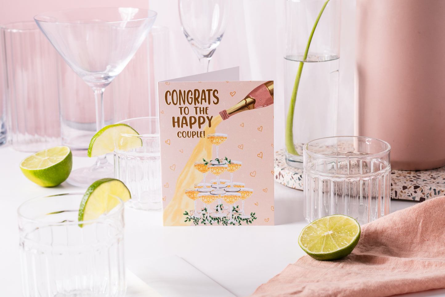 Congrats To The Happy Couple! - Greeting Card