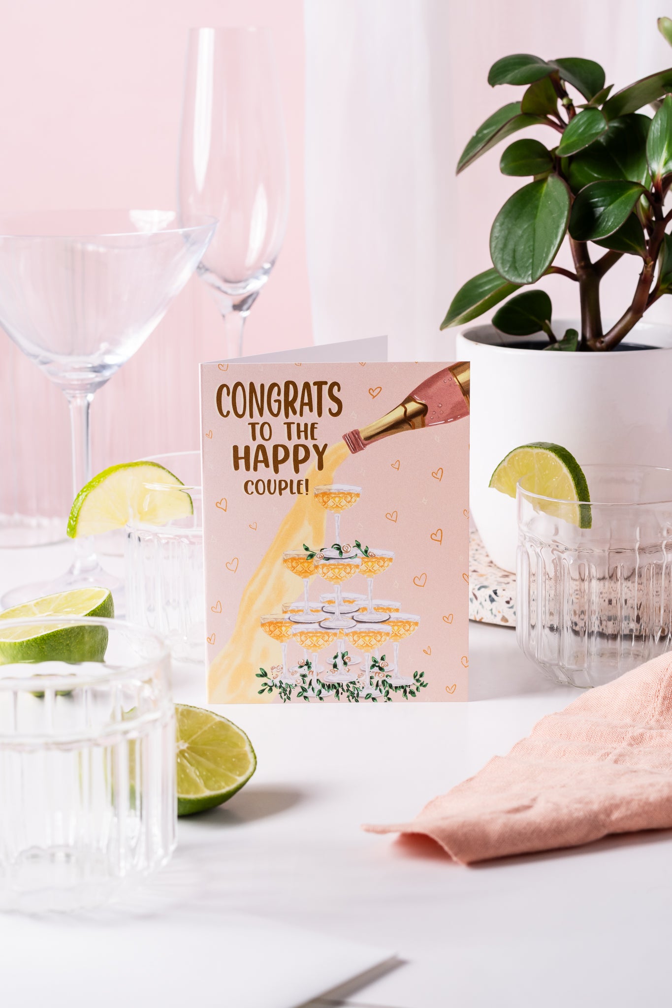 Congrats To The Happy Couple! - Greeting Card