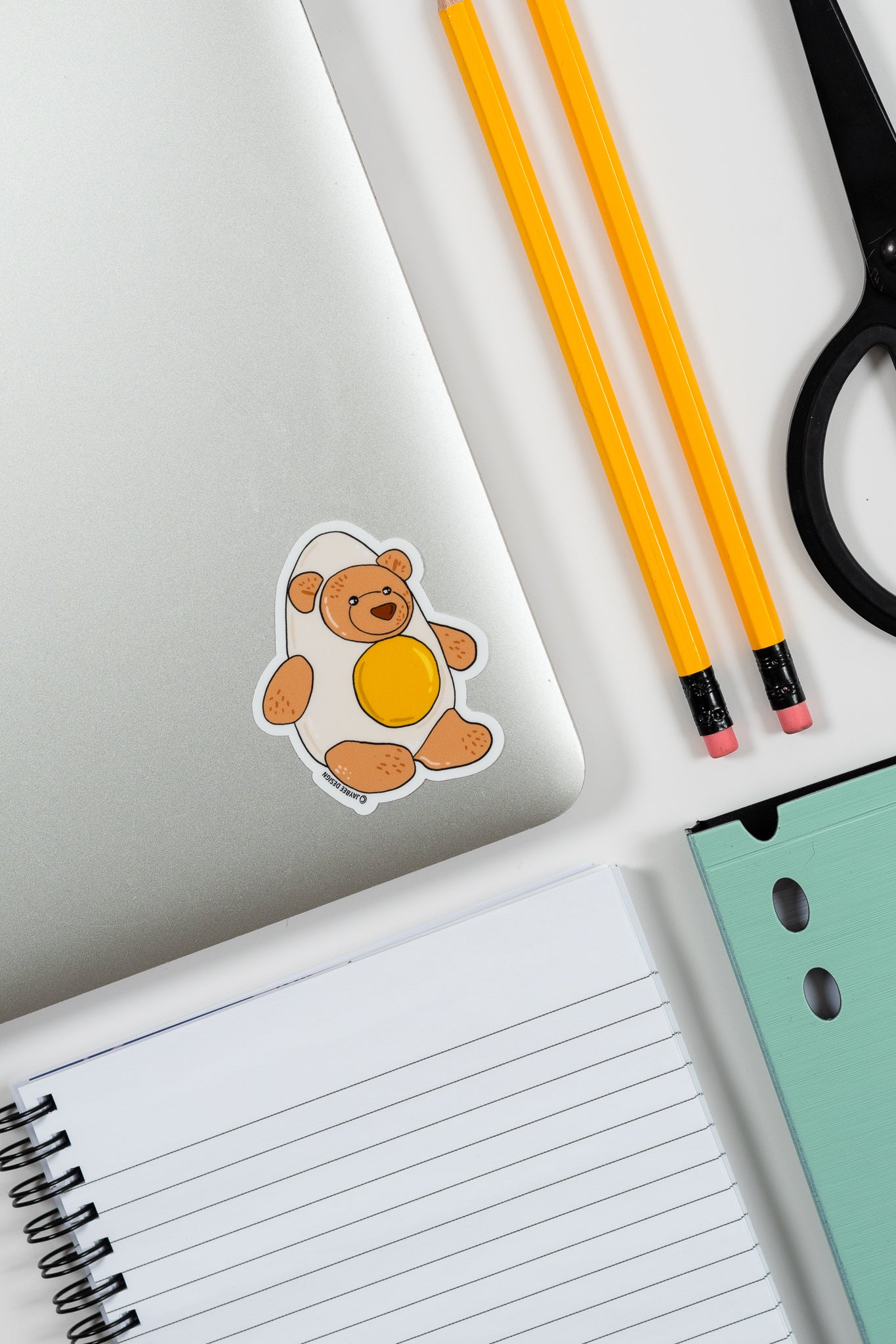 Egg Bear Vinyl Sticker
