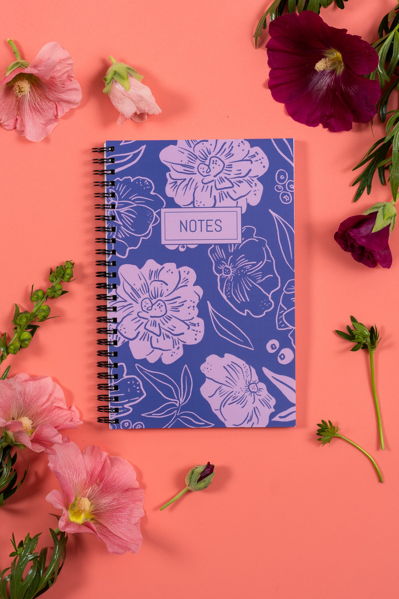 Purple Fields Notebook