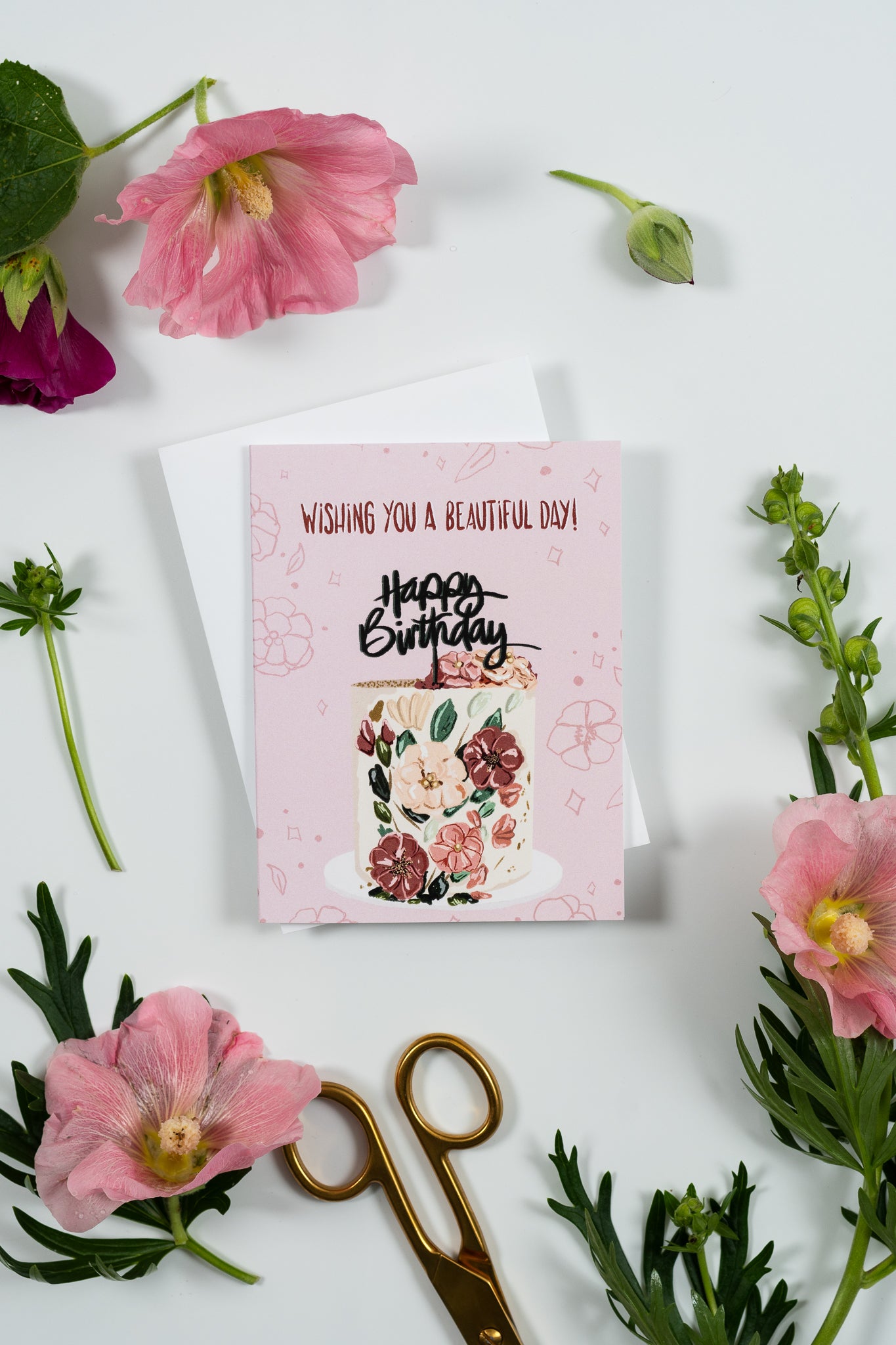 Wishing You A Beautiful Day! Happy Birthday!- Greeting Card