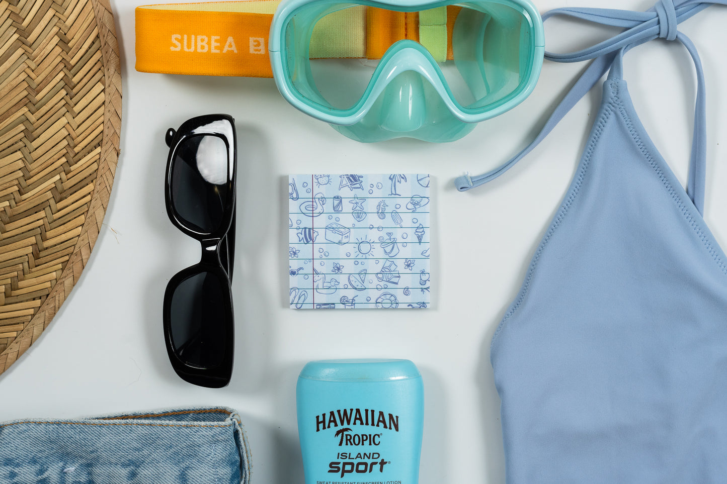 Beach Party Sticky Notes