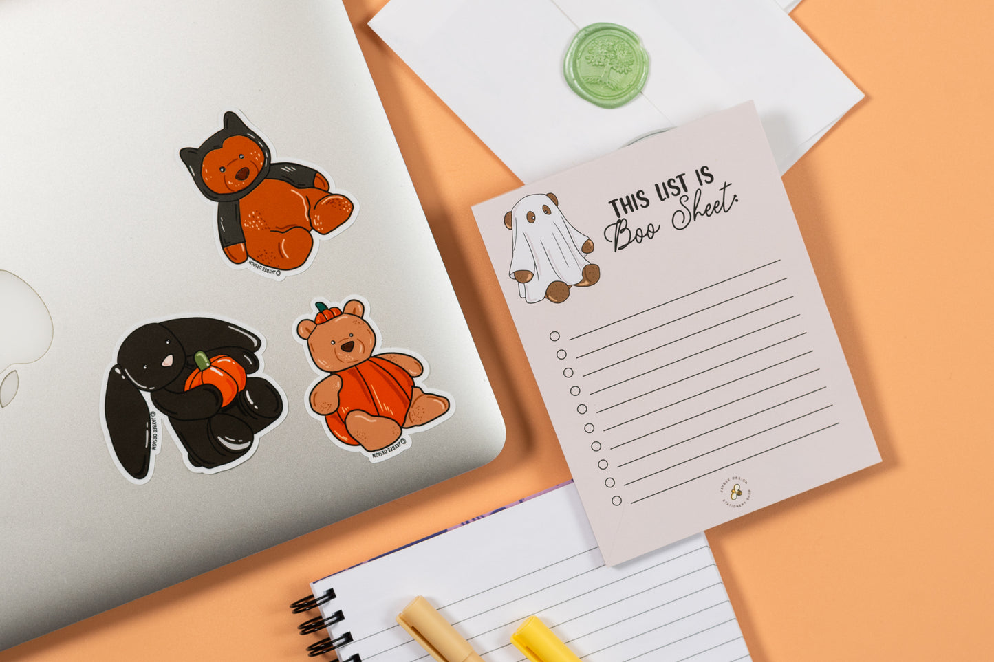 This List Is Boo Sheet Notepad