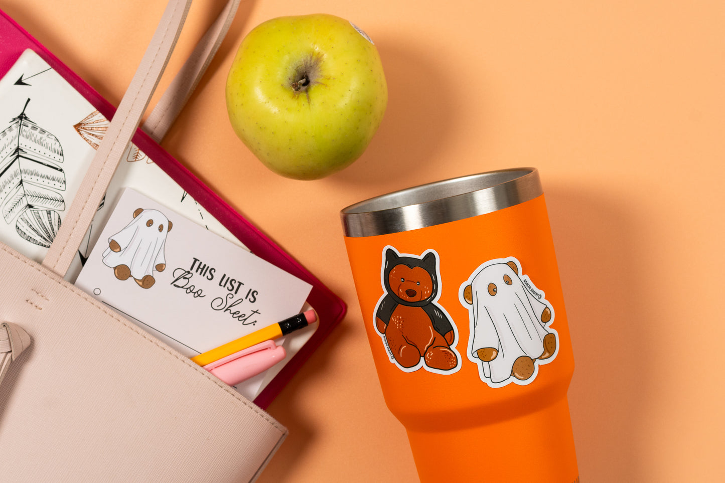 Boo Bear Vinyl Sticker