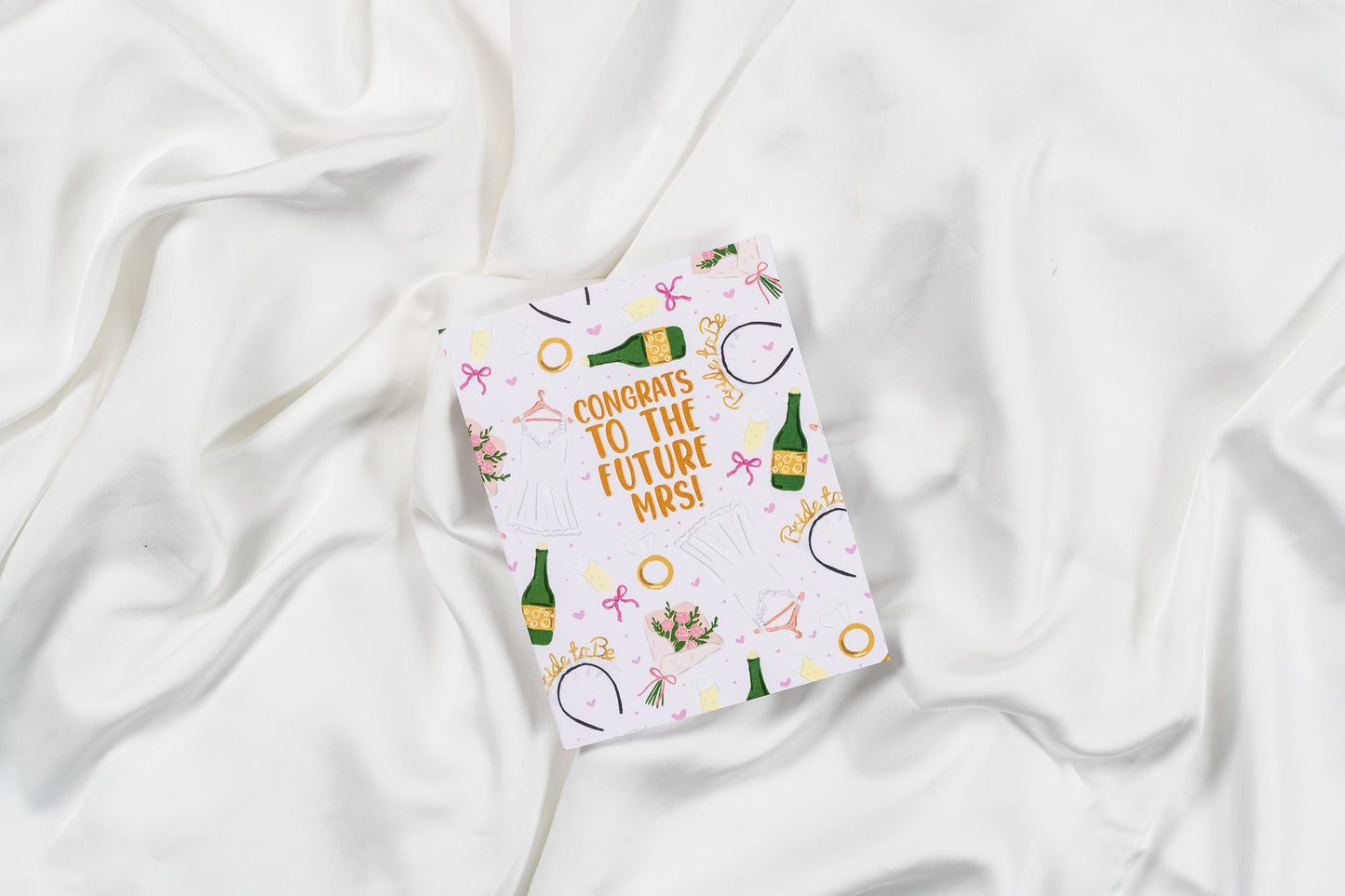 Congrats To The Future Mrs! - Greeting Card