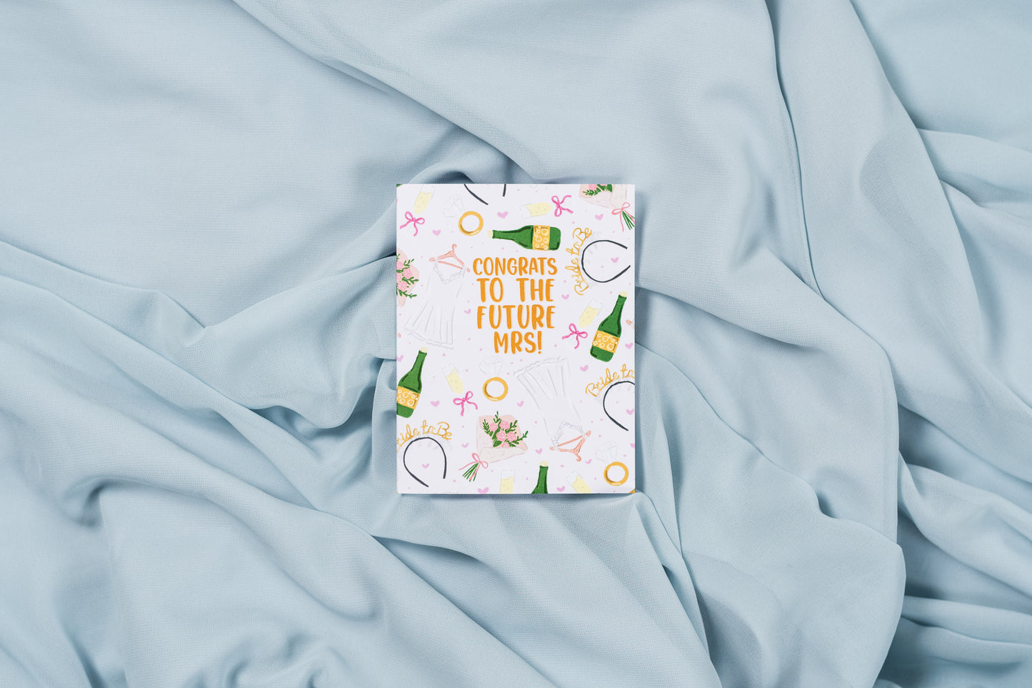 Congrats To The Future Mrs! - Greeting Card
