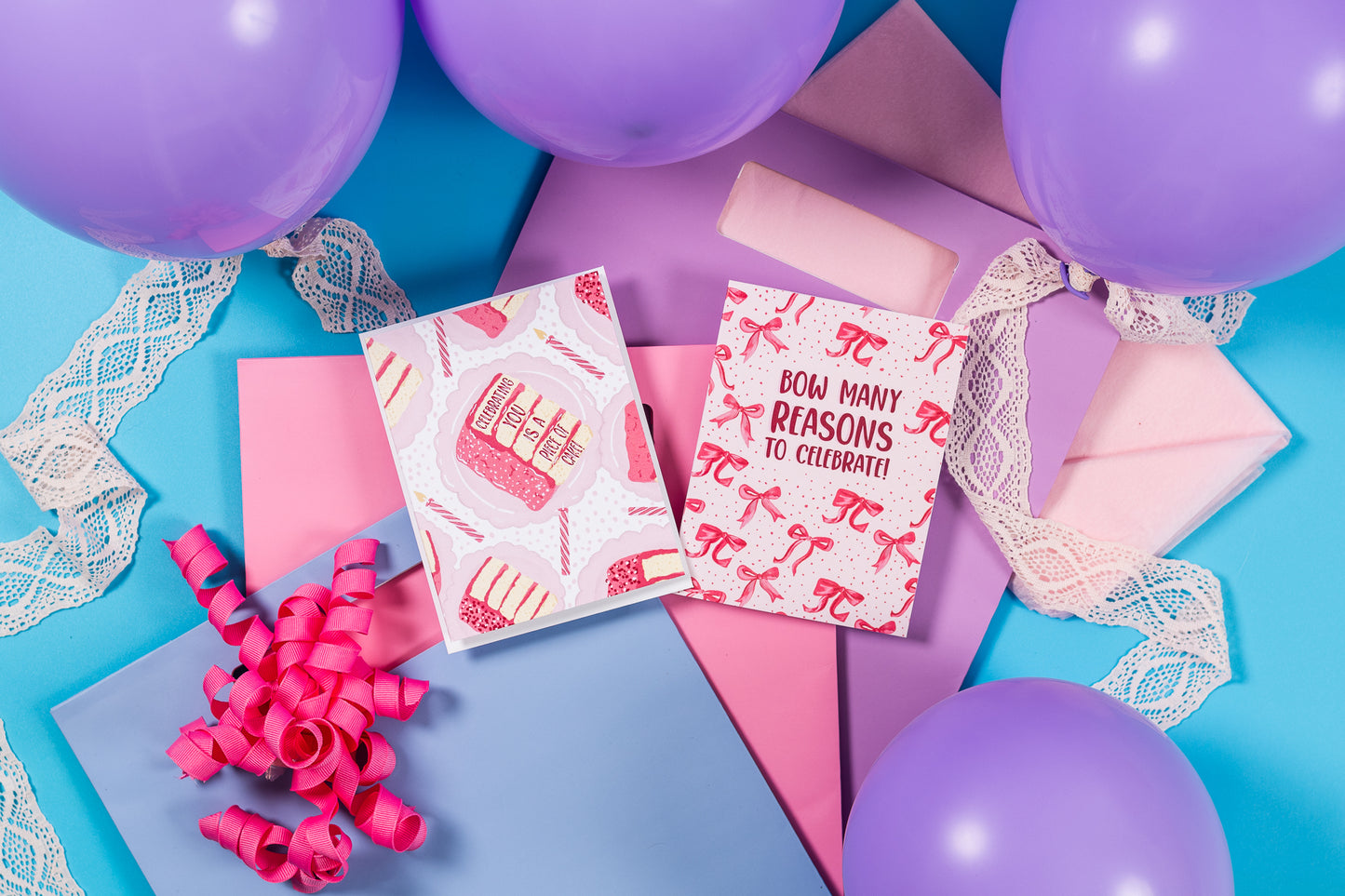 Celebrating You Is A Piece Of Cake! - Greeting Card