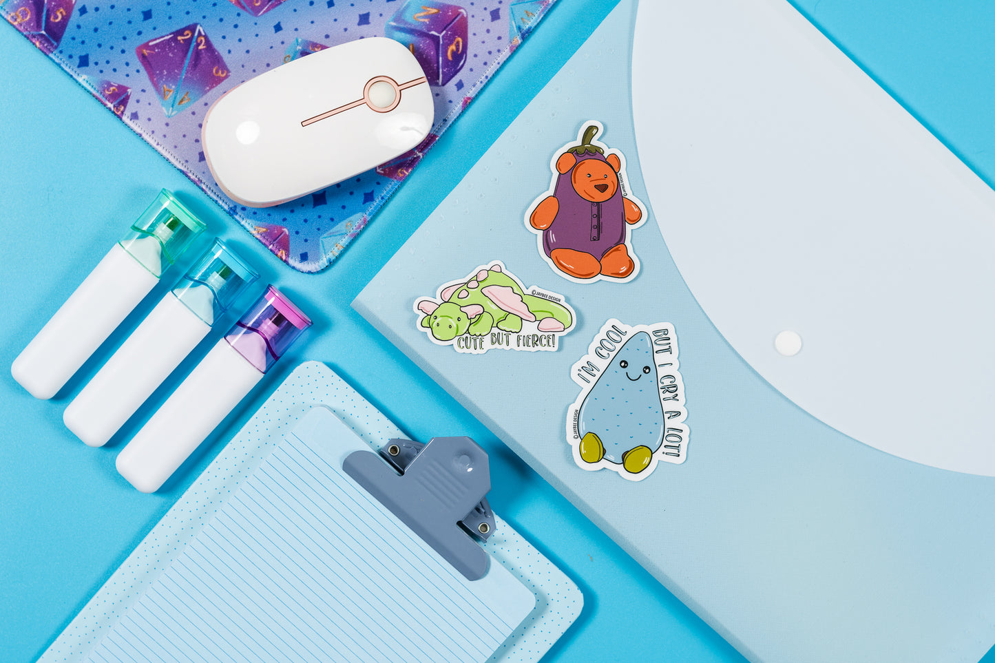 Cute But Fierce Vinyl Sticker