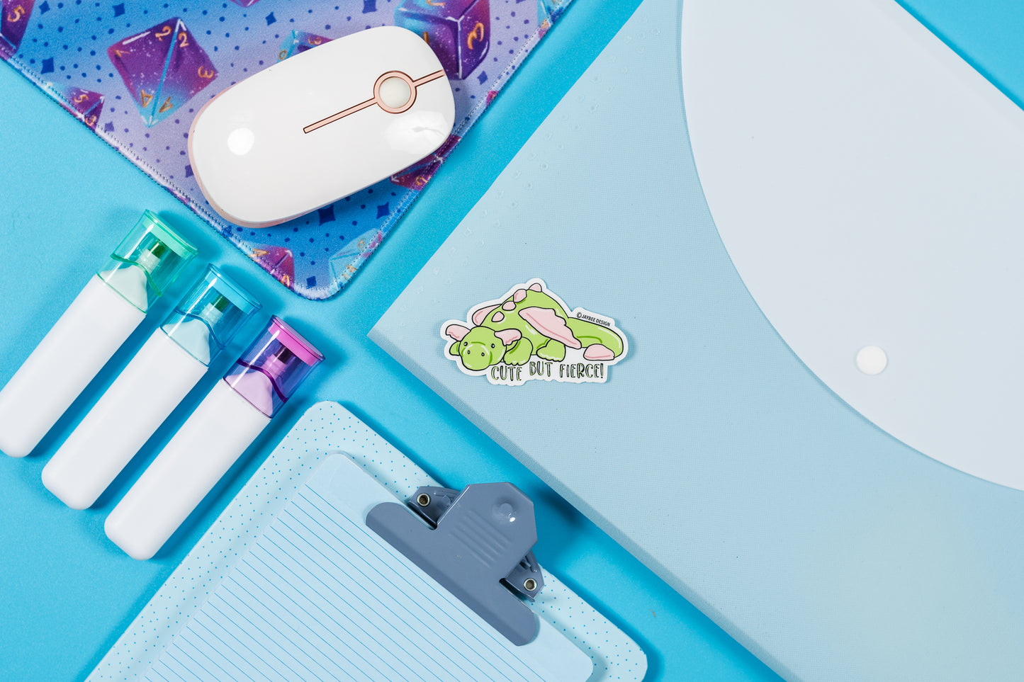 Cute But Fierce Vinyl Sticker