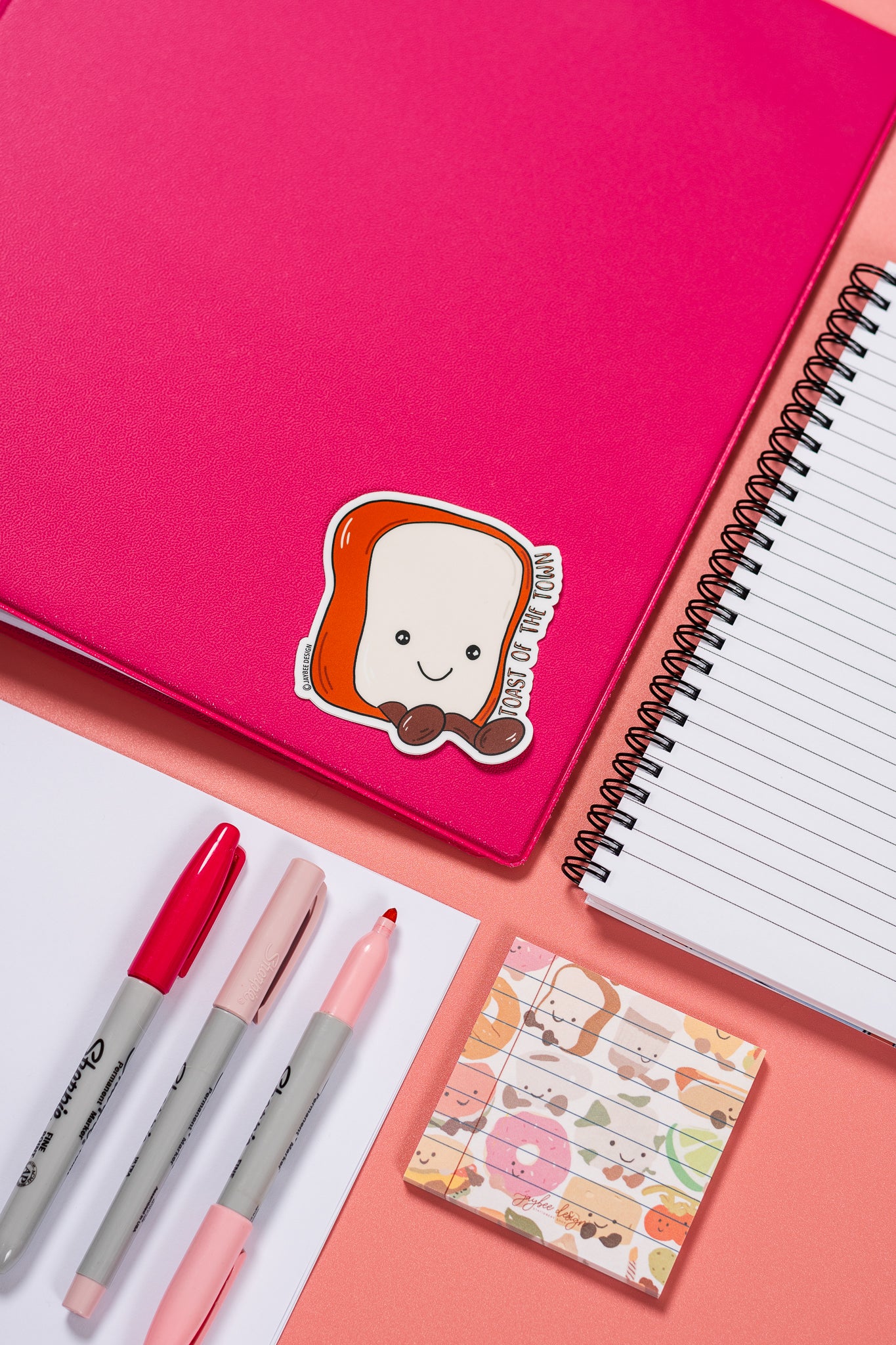 Toast Of The Town Vinyl Sticker