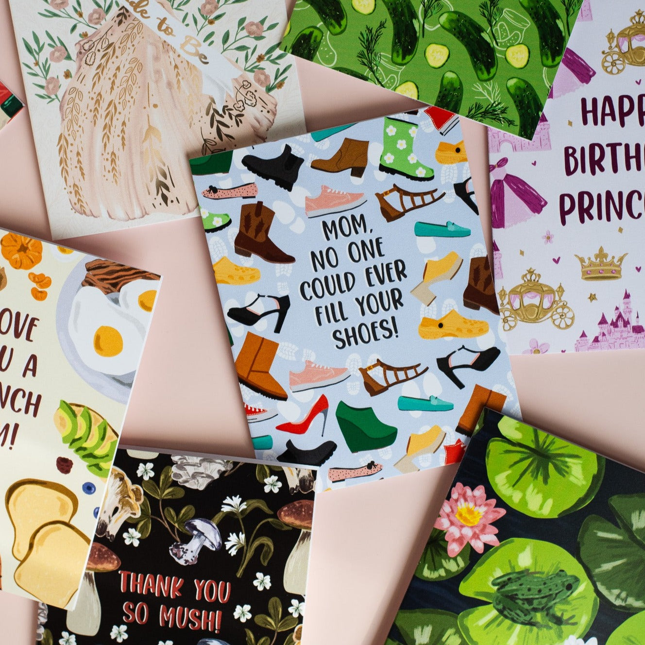 Mom No One Could Ever Fill Your Shoes! - Greeting Card