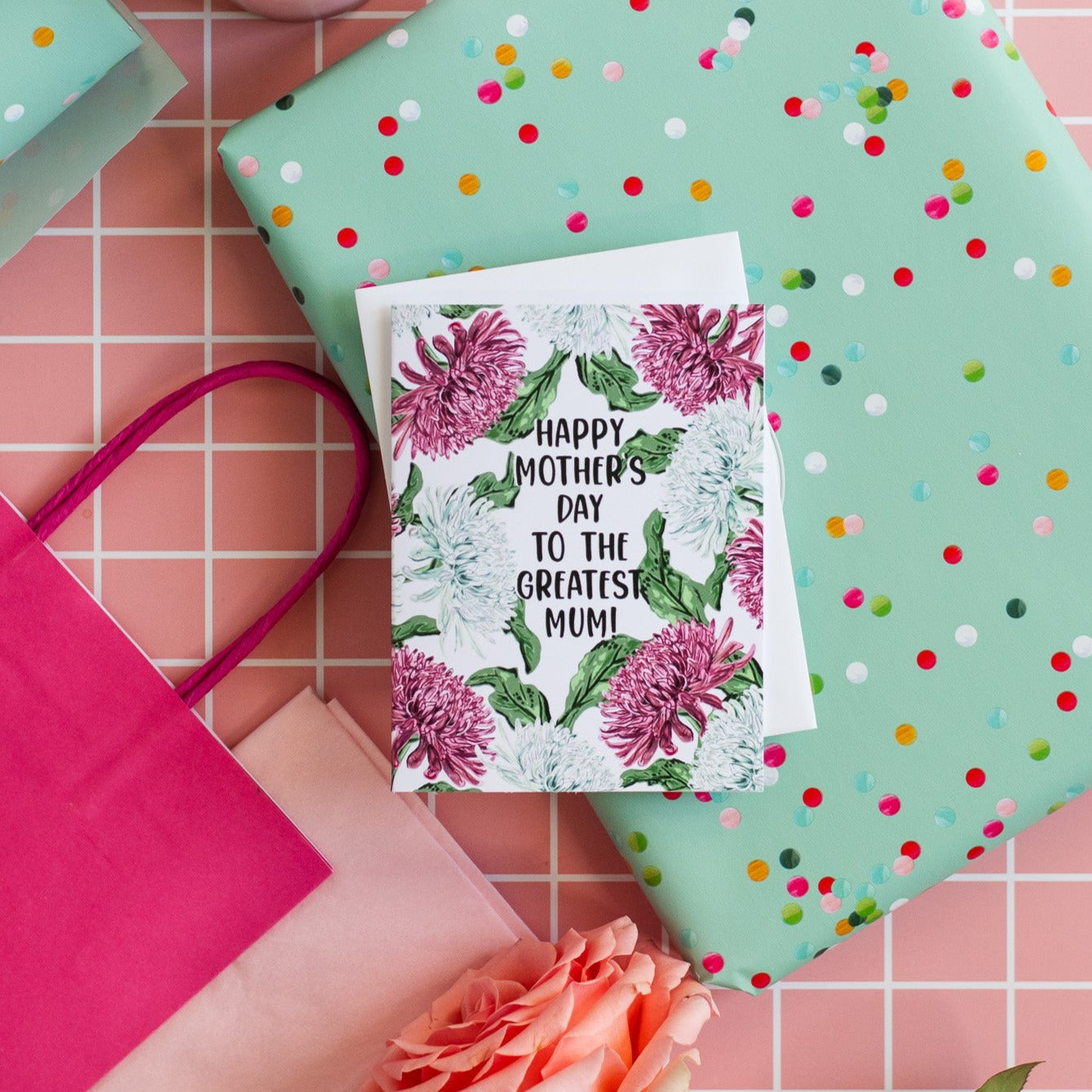 Happy Mother's Day To The Greatest Mum! - Greeting Card