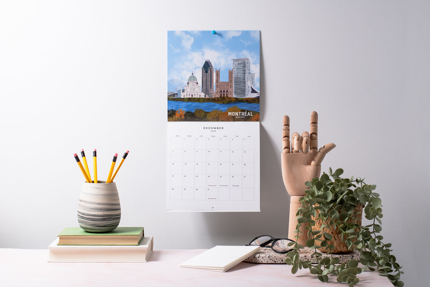 Places Of Canada 2025 Wall Calendar
