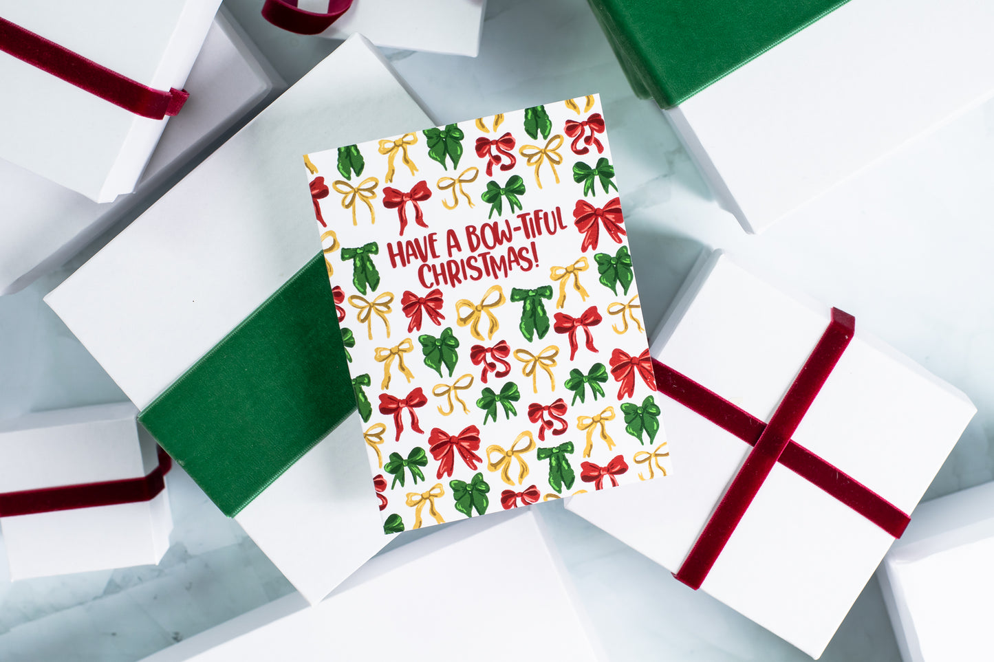 Have A Bow-tiful Christmas - Greeting Card