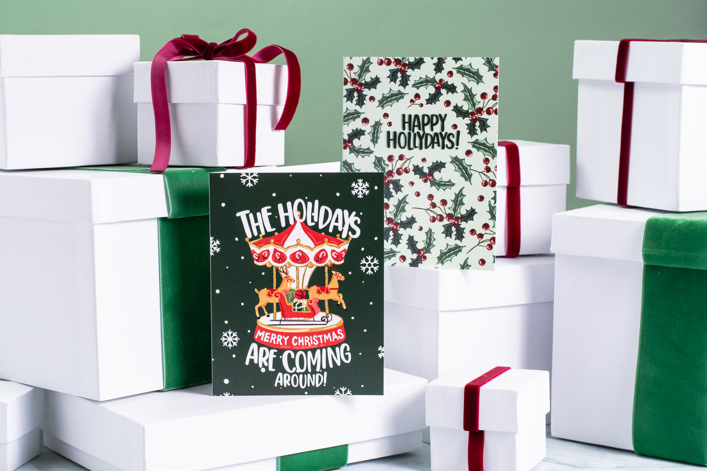 The Holidays Are Coming Around! - Greeting Card