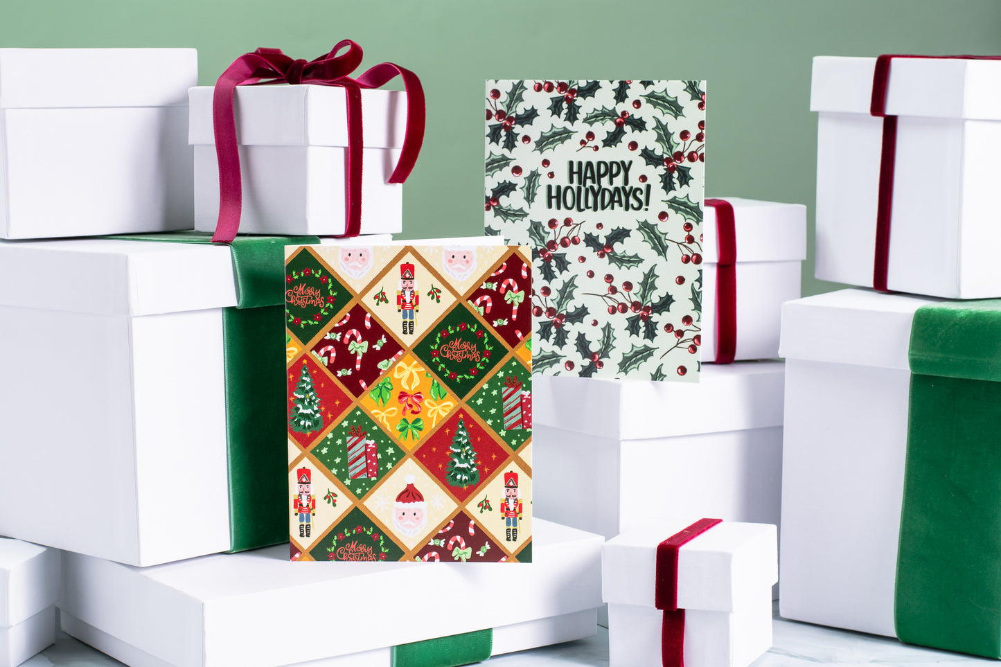 Christmas Pattern - Greeting Card