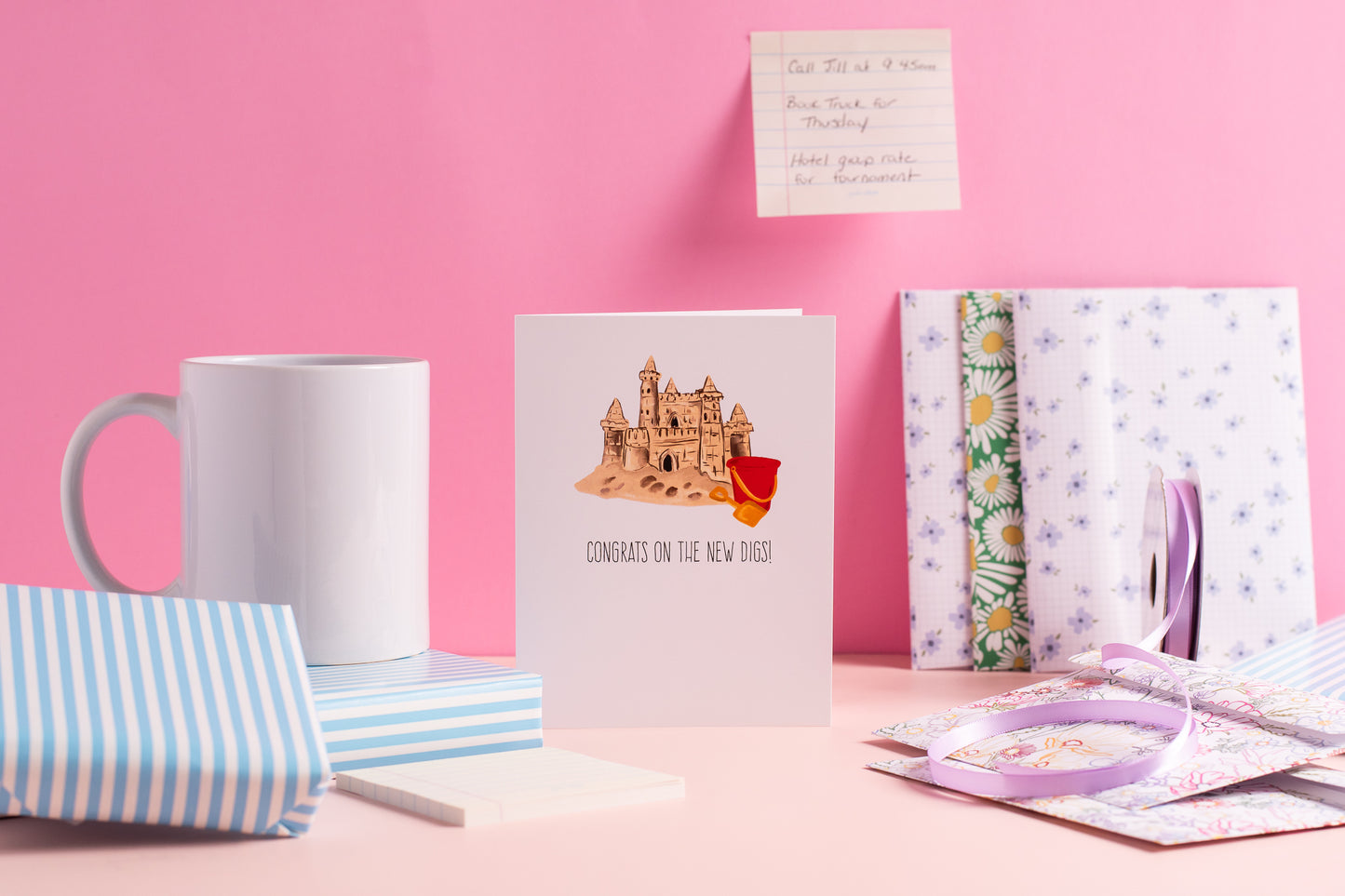 Congrats On The New Digs! - Greeting Card
