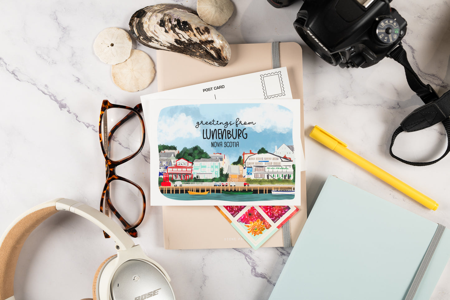 Greetings From Lunenburg Postcard