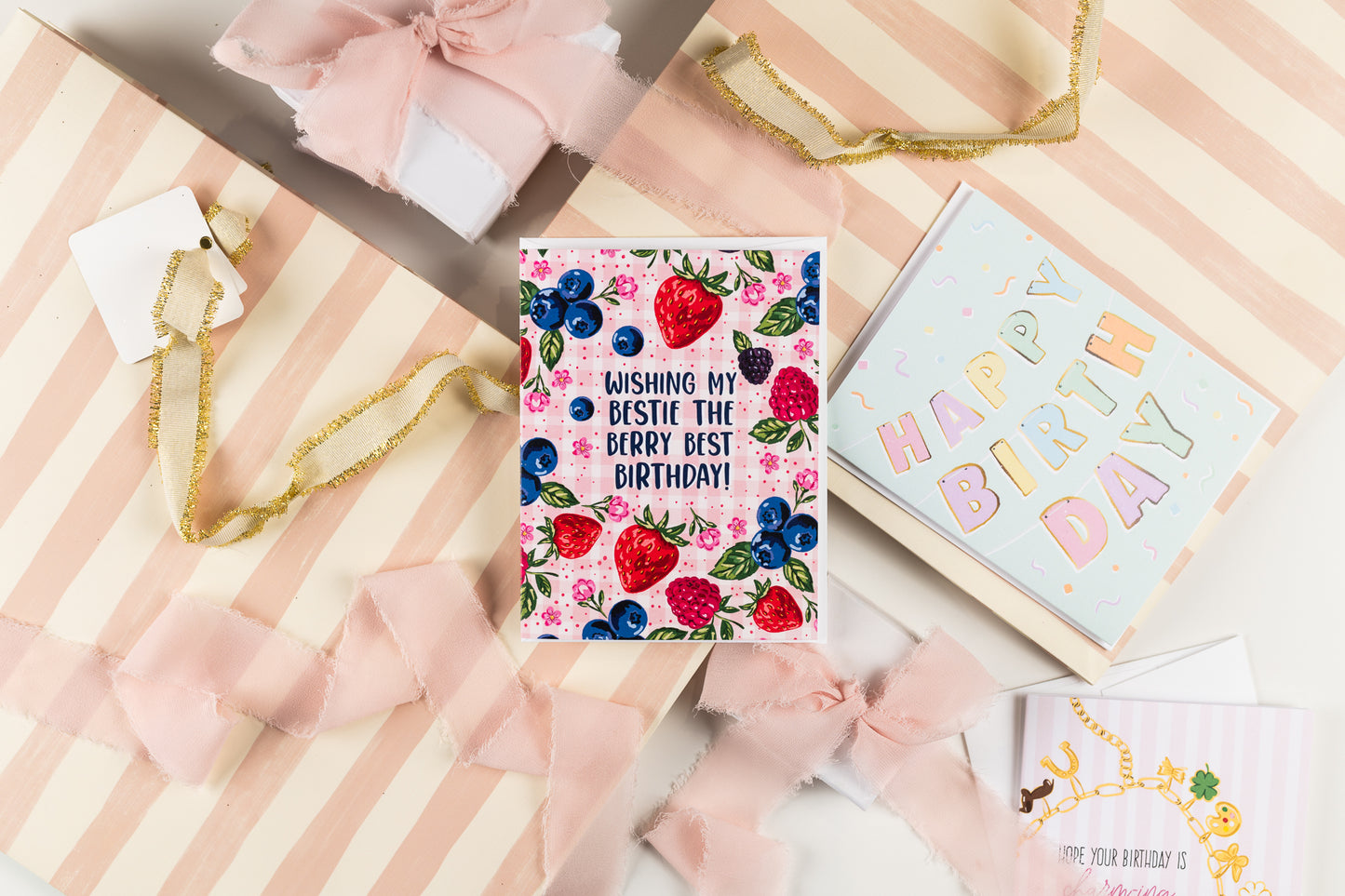 Wishing My Bestie The Berry Best Birthday!- Greeting Card