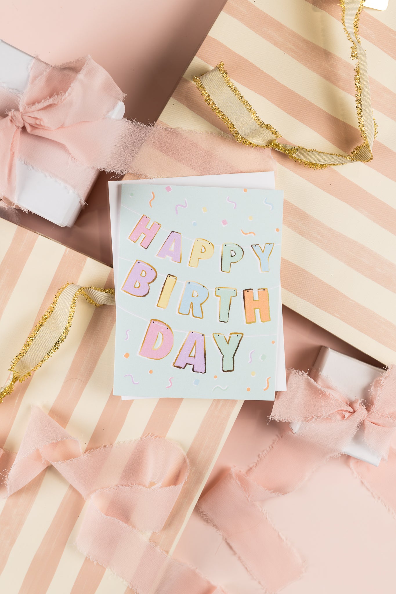 Happy Birthday (Banner) - Greeting Card