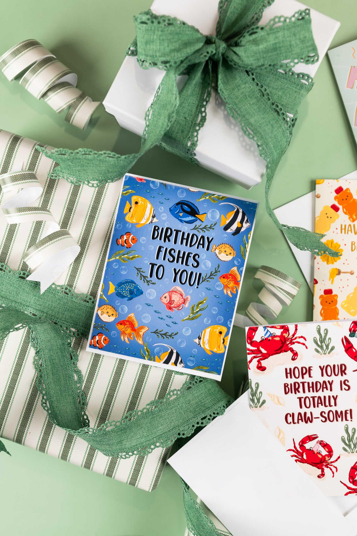 Birthday Fishes To You - Greeting Card