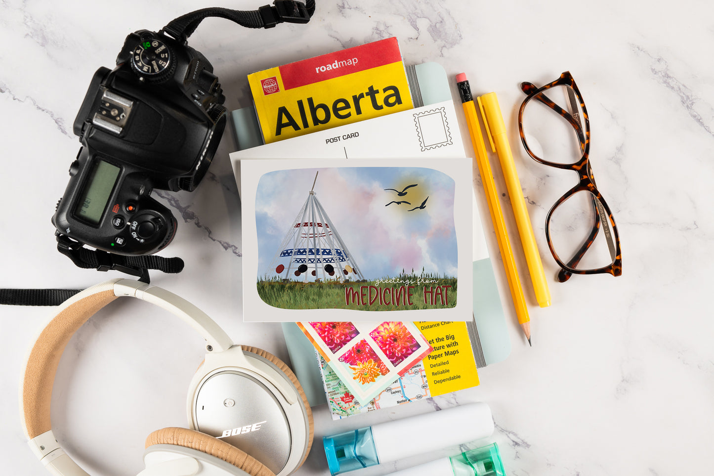 Greetings From Medicine Hat Postcard