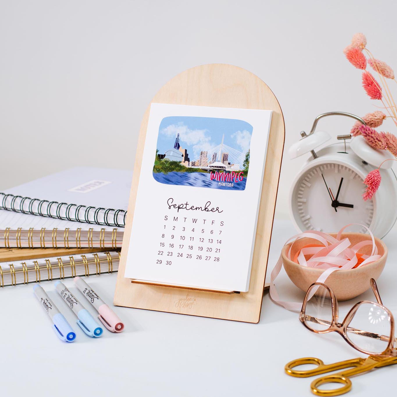 Places Of Canada 2024 Desktop Calendar