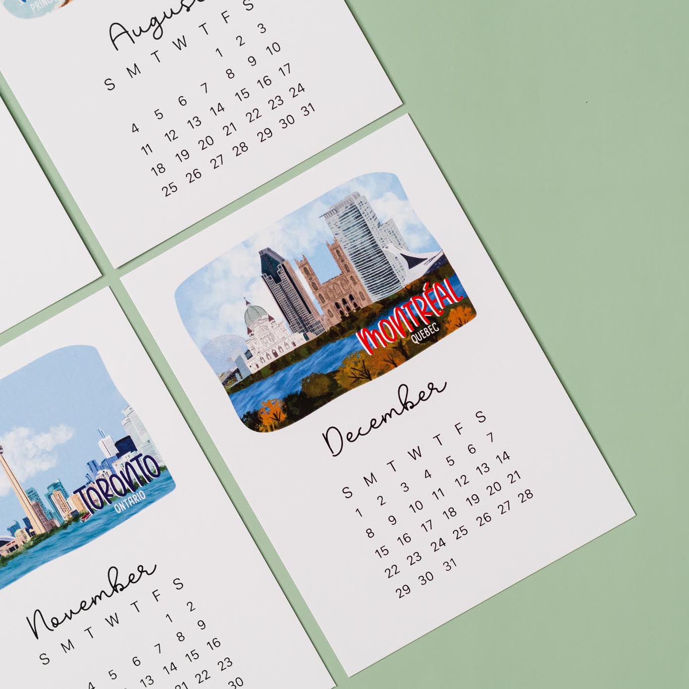 Places Of Canada 2024 Desktop Calendar