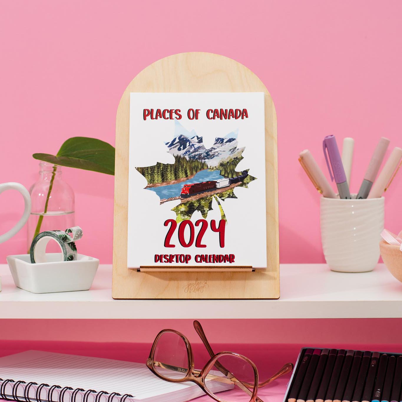Places Of Canada 2024 Desktop Calendar