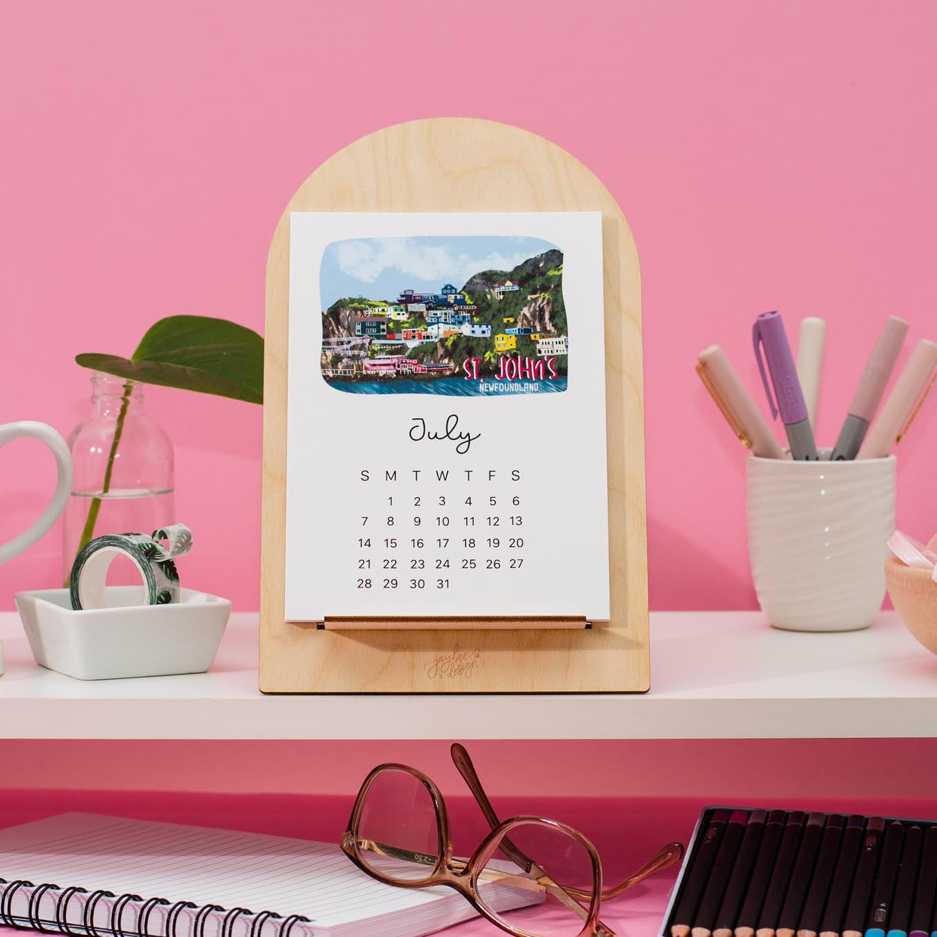 Places Of Canada 2024 Desktop Calendar