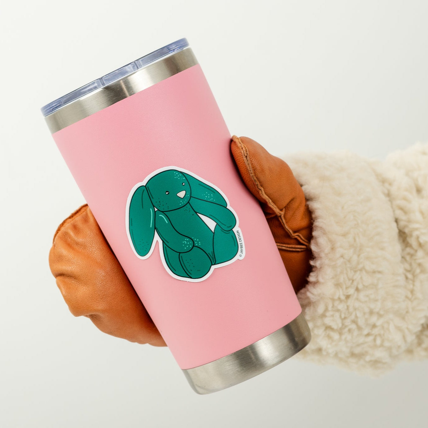 Forest Bunny Vinyl Sticker