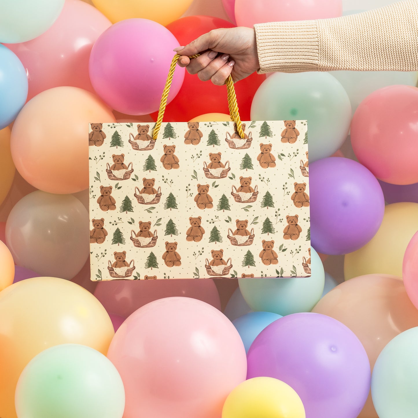 Little Bear Pattern Gift Bag